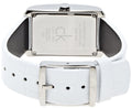 Calvin Klein Window White Dial White Leather Strap Watch for Women - K2M23120