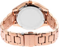 Michael Kors Liliane Three Hand Rose Gold Dial Rose Gold Steel Strap Watch For Women - MK4651