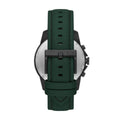 Armani Exchange Banks Chronograph Green Dial Green Leather Strap Watch For Men - AX1725