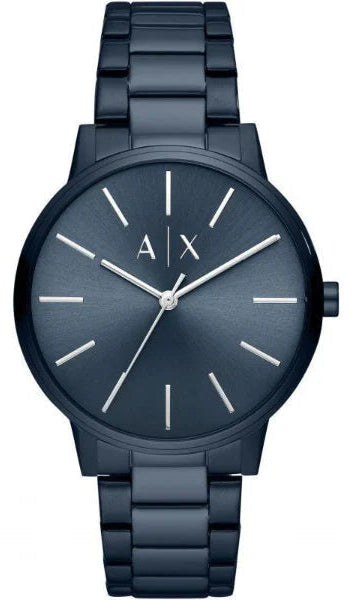 Armani Exchange Cayde Analog Blue Dial Blue Steel Strap Watch For Men - AX2702