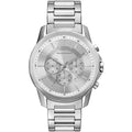 Armani Exchange Outerbanks Chronograph Silver Dial Silver Steel Strap Watch For Men - AX7141