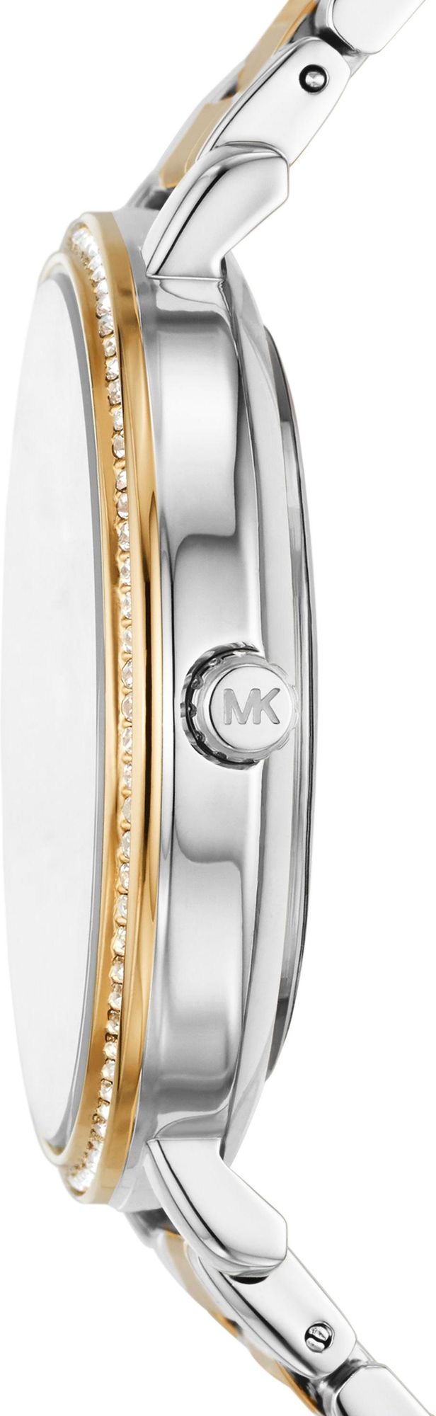 Michael Kors Pyper Three Hand White Dial Two Tone Steel Strap Watch For Women - MK4595