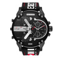 Diesel Mr. Daddy 2.0 Quartz Black Dial Black Nylon Strap Watch For Men - DZ7433