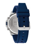 Tommy Hilfiger Blaze Chronograph Blue Dial Blue Rubber Strap Watch For Men - 1792027