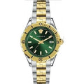 Versace Hellenyium Quartz Green Dial Two Tone Steel Strap Watch For Men - VE3A00720