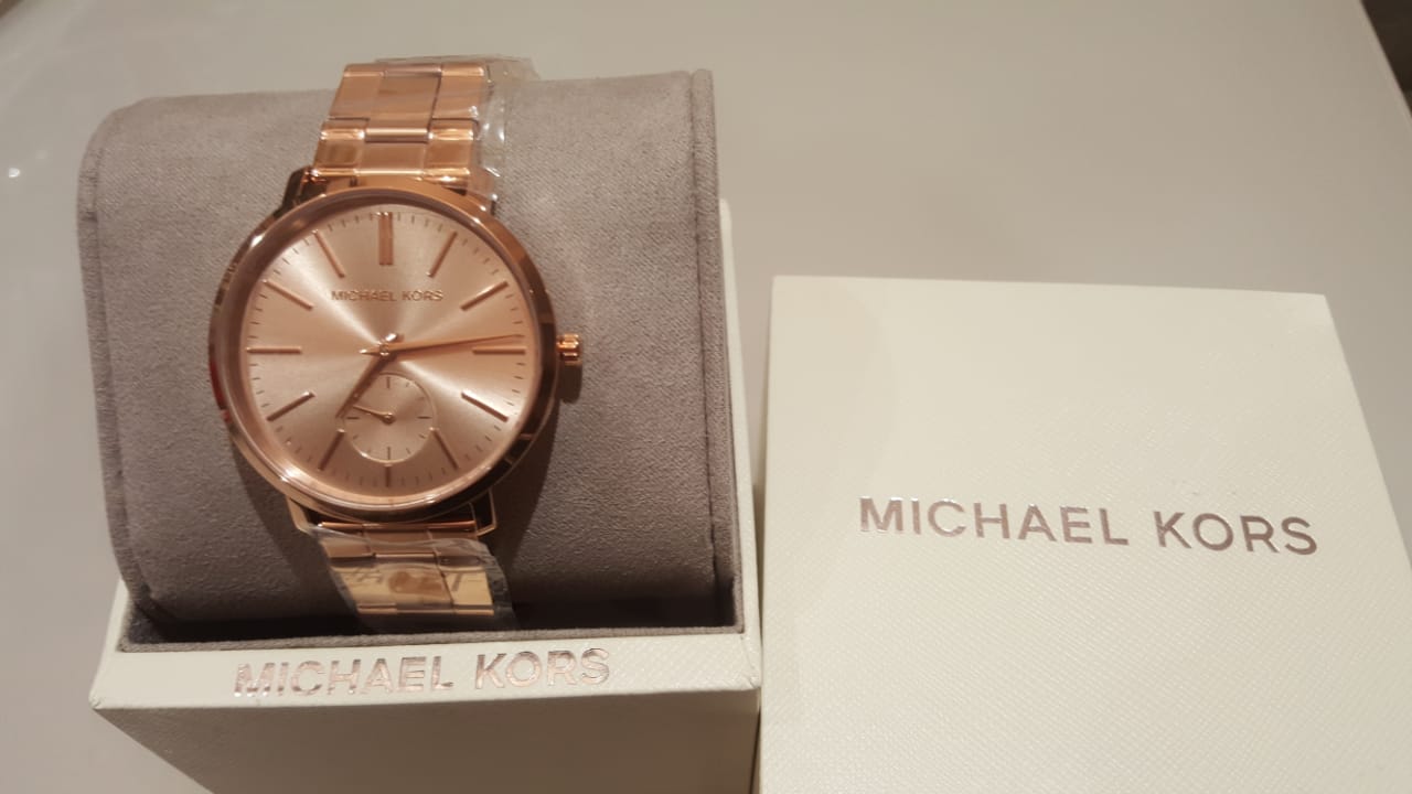 Michael Kors Jaryn Quartz Rose Gold Dial Rose Gold Steel Strap Watch For Women - MK3501