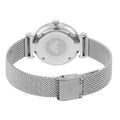 Emporio Armani Gianni T-Bar Quartz Mother of Pearl Dial Silver Mesh Bracelet Watch For Women - AR11319