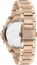 Tommy Hilfiger Haven Chronograph Quartz Rose Gold Dial Rose Gold Steel Strap Watch For Women - 1782197