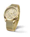 Tommy Hilfiger Mia Gold Dial Gold Mesh Bracelet Watch for Women - 1781488