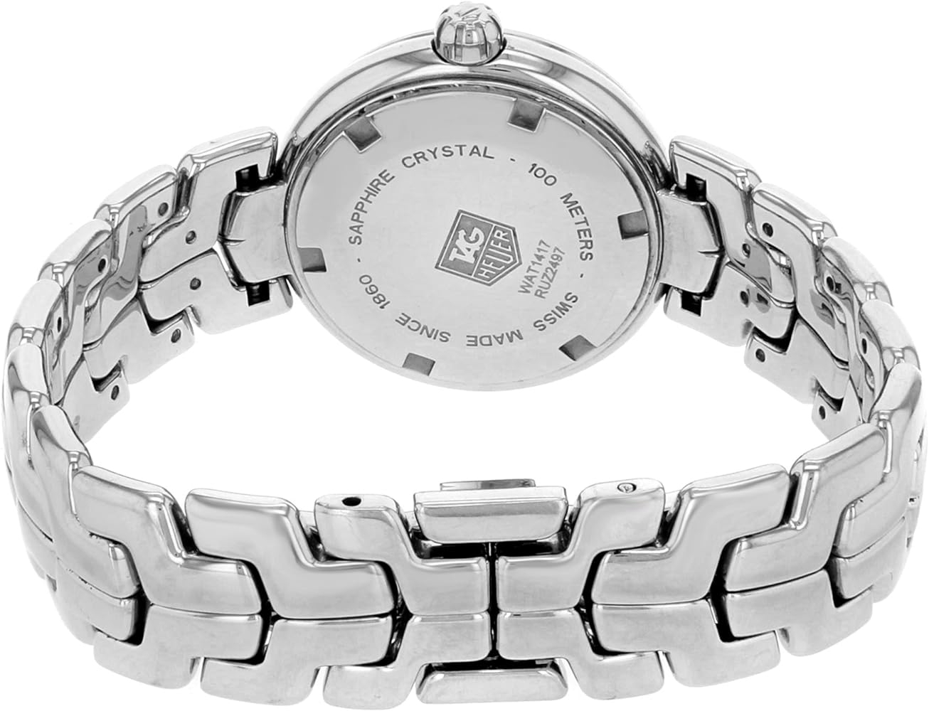 Tag Heuer Link Diamonds Mother of Pearl Dial Silver Steel Strap Watch for Women -  WAT1417.BA0954