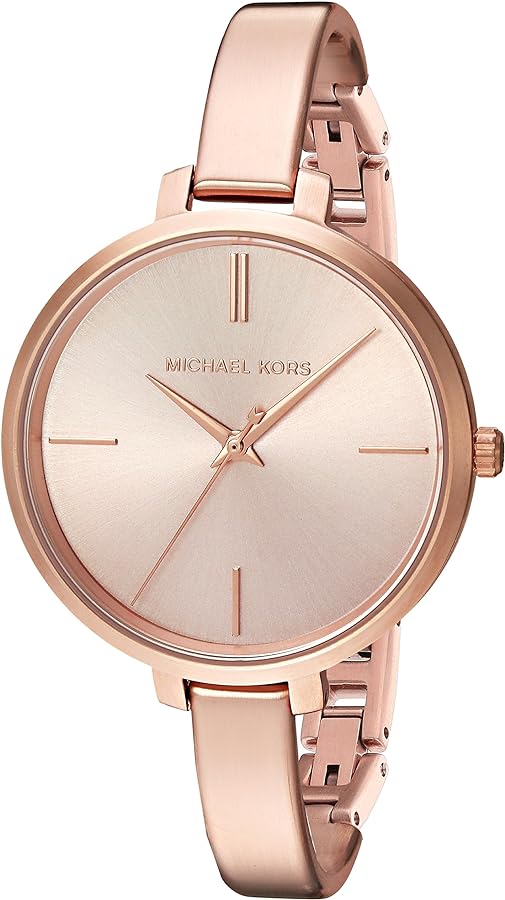 Michael Kors Jaryn Rose Gold Dial Rose Gold Steel Strap Watch For Women - MK3547