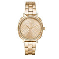 Michael Kors Nia Quartz Gold Dial Gold Steel Strap Watch For Women - MK3989