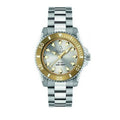 Gucci Dive Automatic 18K Gold Silver Dial Silver Steel Strap Watch for Men - YA136357