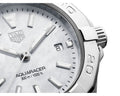 Tag Heuer Aquaracer Quartz Mother of Pearl White Dial Silver Steel Strap Watch for Women - WBD1411.BA0741