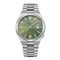 Citizen x Pantone Automatic Peaceful Green Dial Silver Steel Strap Watch For Men - NJ0158-89Z