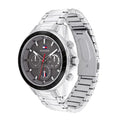 Tommy Hilfiger Aiden Chronograph Quartz Grey Dial Silver Steel Strap Watch For Men - 1791857