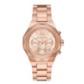 Michael Kors Raquel Analog Rose Gold Dial Rose Gold Steel Strap Watch For Women - MK4688