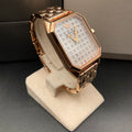 Emporio Armani Gioia Quartz Mother of Pearl Dial Rose Gold Steel Strap Watch For Women - AR11389