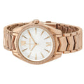 Michael Kors Whitney Quartz White Dial Rose Gold Steel Strap Watch For Women - MK6694