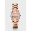 Michael Kors Channing Quartz Rose Gold Dial Rose Gold Steel Strap Watch For Women - MK6624