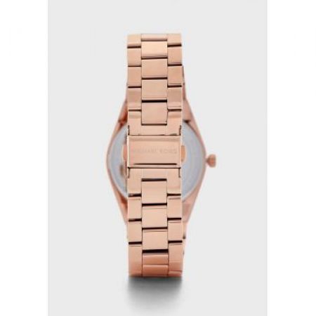 Michael Kors Channing Quartz Rose Gold Dial Rose Gold Steel Strap Watch For Women - MK6624