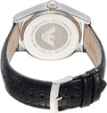 Emporio Armani Valente Black Dial Black Leather Strap Watch For Men - AR0643