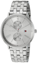 Tommy Hilfiger Jenna Quartz White Dial Silver Steel Strap Watch for Women - 1782068