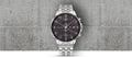 Tommy Hilfiger West Quartz Black Dial Silver Steel Strap Watch For Men - 1791707