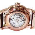 Mido Baroncelli III Automatic Diamonds Brown Dial Brown Leather Strap Watch For Women - M7600.3.64.8