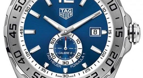 Tag Heuer Formula 1 Calibre 6 Automatic Blue Dial Silver Steel Strap Watch for Men - WAZ2014.BA0842