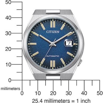 Citizen Tsuyosa Automatic Dark Blue Dial Silver Steel Strap Watch For Men - NJ0151-88L