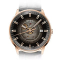 Mido Commander Automatic Black Dial Black Leather Strap Watch For Men - M021.407.36.411.00