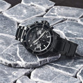 Emporio Armani Diver Chronograph Black Dial Black Steel Strap Watch For Men - AR11363