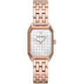 Emporio Armani Gioia Quartz Mother of Pearl Dial Rose Gold Steel Strap Watch For Women - AR11389