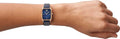 Emporio Armani Gioia Quartz Mother of Pearl Blue Dial Blue Leather Strap Watch For Women - AR11426