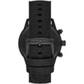 Emporio Armani Mario Chronograph Quartz Black Dial Black Nylon Strap Watch For Men - AR11453