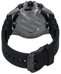 Emporio Armani Diver Chronograph Black Dial Black Silicon Strap Watch For Men - AR11515