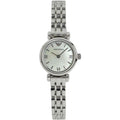 Emporio Armani Gianni White Dial Silver Steel Strap Watch For Women - AR1763