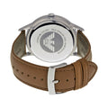 Emporio Armani Renato Silver Dial Brown Leather Strap Watch For Men - AR2463