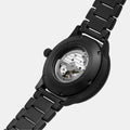 Emporio Armani Meccanico Automatic Black Dial Black Steel Strap Watch For Men - AR60054