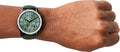 Armani Exchange Banks Chronograph Green Dial Green Leather Strap Watch For Men - AX1725