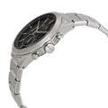 Armani Exchange Drexler Chronograph Black Dial Silver Steel Strap Watch for Men - AX2600