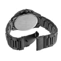 Armani Exchange Chronograph Black Dial Black Steel Strap Watch For Men - AX7140