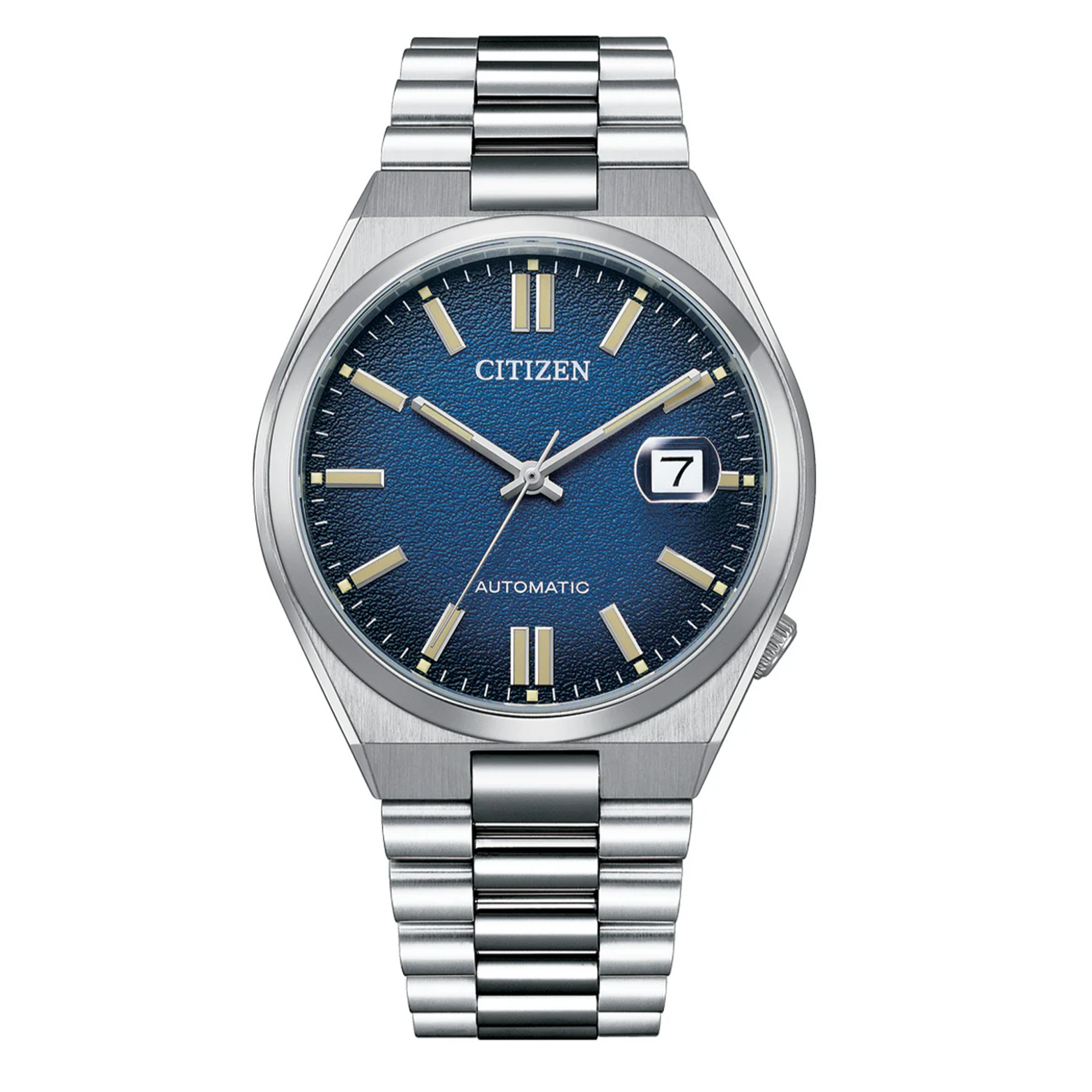 Citizen Tsuyosa Automatic Dark Blue Dial Silver Steel Strap Watch For Men - NJ0151-88L