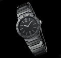 Bvlgari Bvlgari Lady Black Dial Black Steel Strap Watch for Women - BVLGARI103557