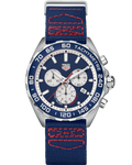 Tag Heuer Formula 1 Redbull Edition Chronograph Blue Dial Blue NATO Strap Watch for Men - CAZ1018.FC8213