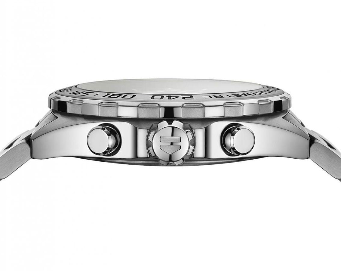 Tag Heuer Formula 1 Chronograph Black Dial Silver Steel Strap Watch for Men - CAZ101Y.BA0842