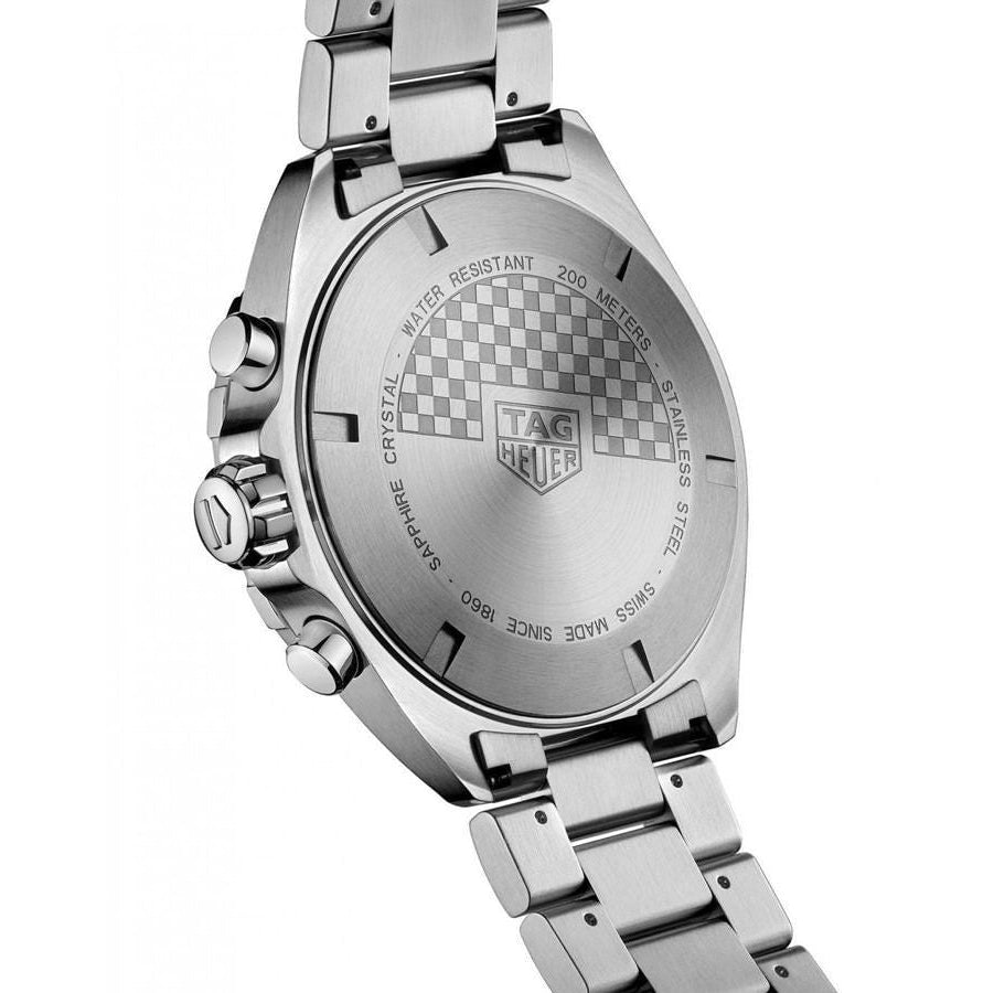 Tag Heuer Formula 1 Chronograph Black Dial Silver Steel Strap Watch for Men - CAZ101Y.BA0842