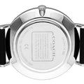 Coach Charles Black Dial Black Leather Strap Watch for Men - 14602149