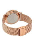 Coach Perry Silver Dial Rose Gold Mesh Bracelet Watch for Women - 14503386